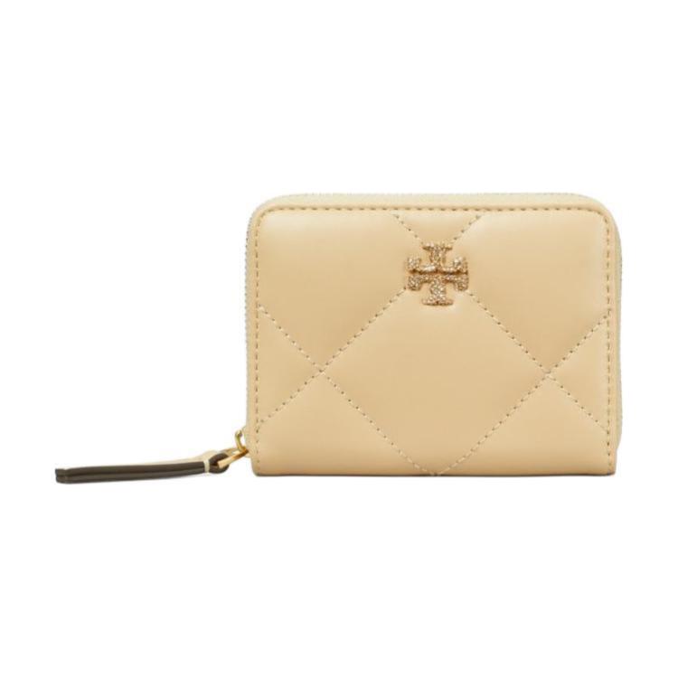 

Кожаный кошелёк Kira Trumpets цвета ванили для женщин TORY BURCH