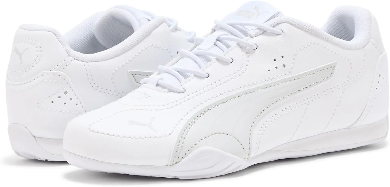 Кроссовки PUMA унисекс для детей с альтернативной застежкой, белый/серый — фото 3