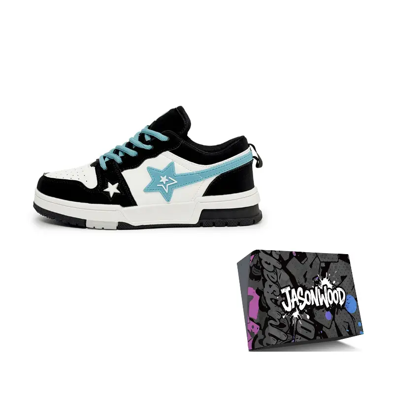 

JASONWOOD Низкие скейтерские кроссовки унисекс Aurora Blue, цвет Aurora Blue