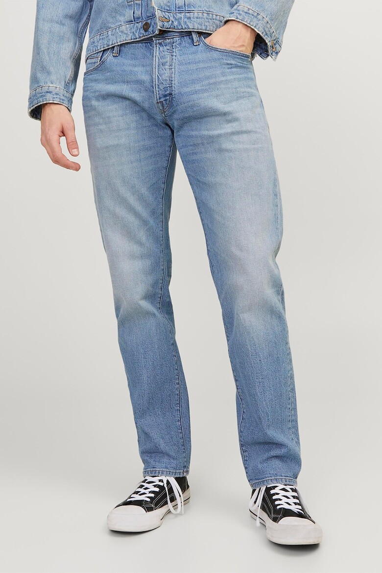 

Хлопковые джинсы со средней посадкой Jack & Jones, синий