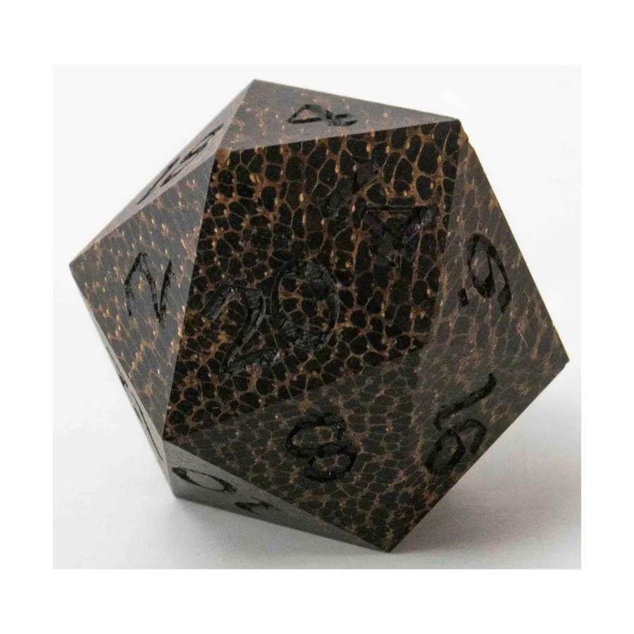 

Большая А** d20 — Черная пальма, Big A** d20 (Artisan Dice)