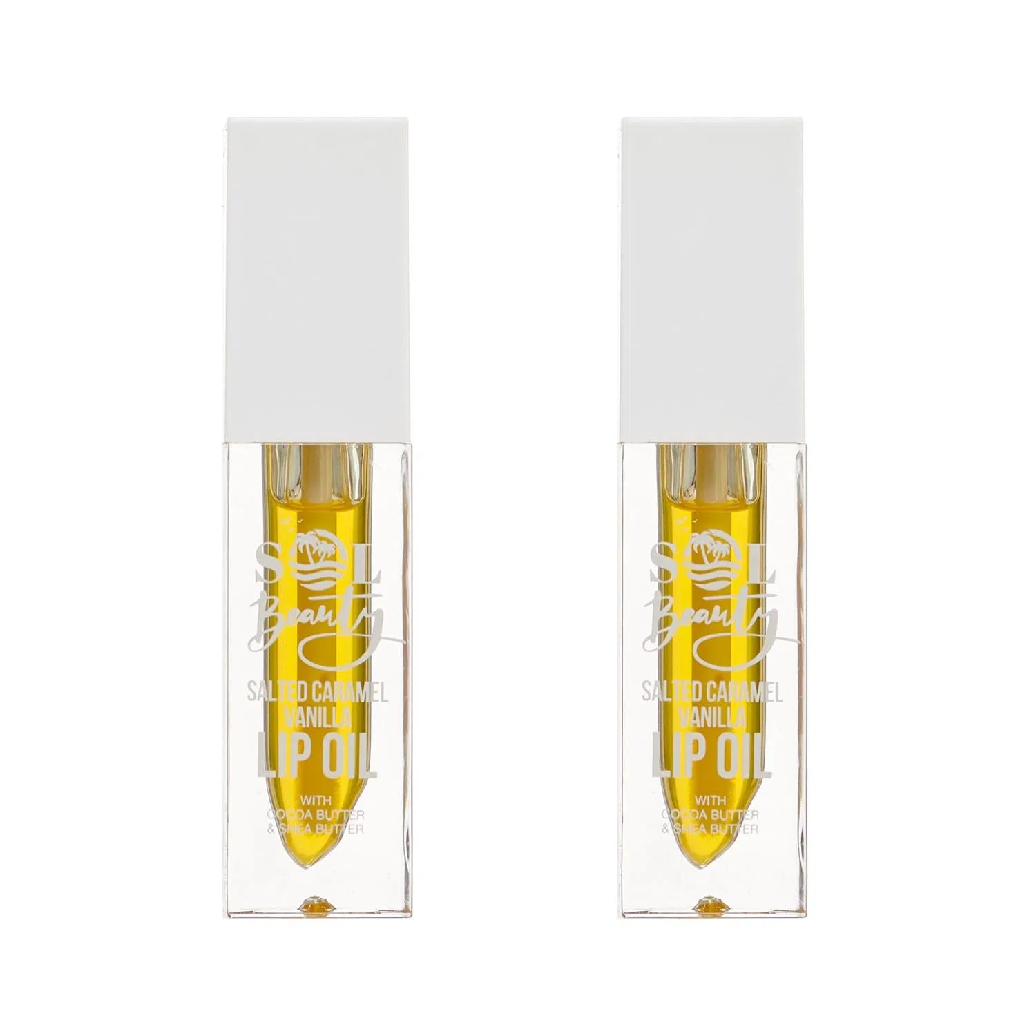 Масло для губ Sol Beauty с ароматом соленой карамели и ванили (2 шт. по 3 г) Sol Beauty