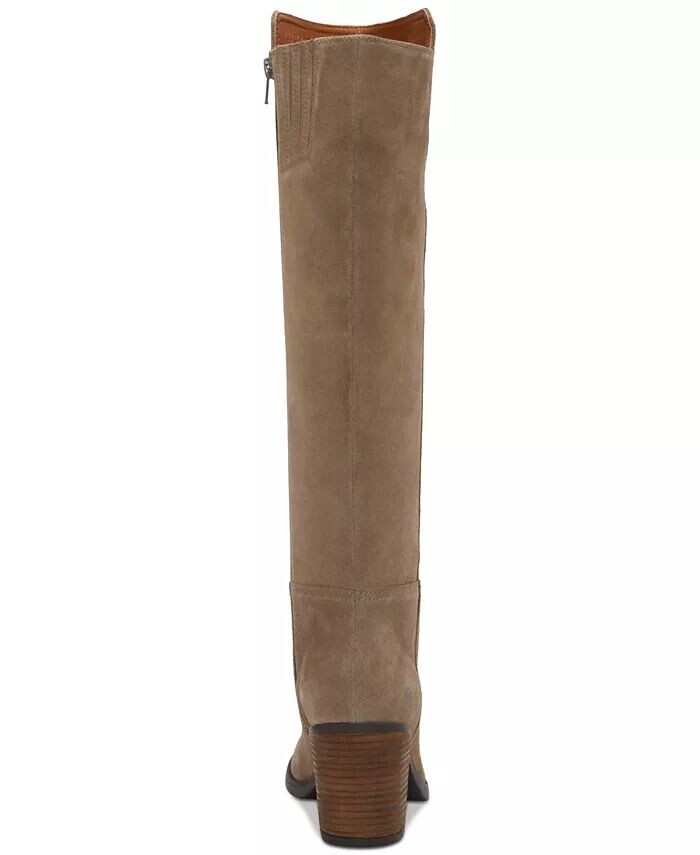 Женские классические ботинки до колена Bonnay с широкими икрами Lucky Brand, серый — фото 3