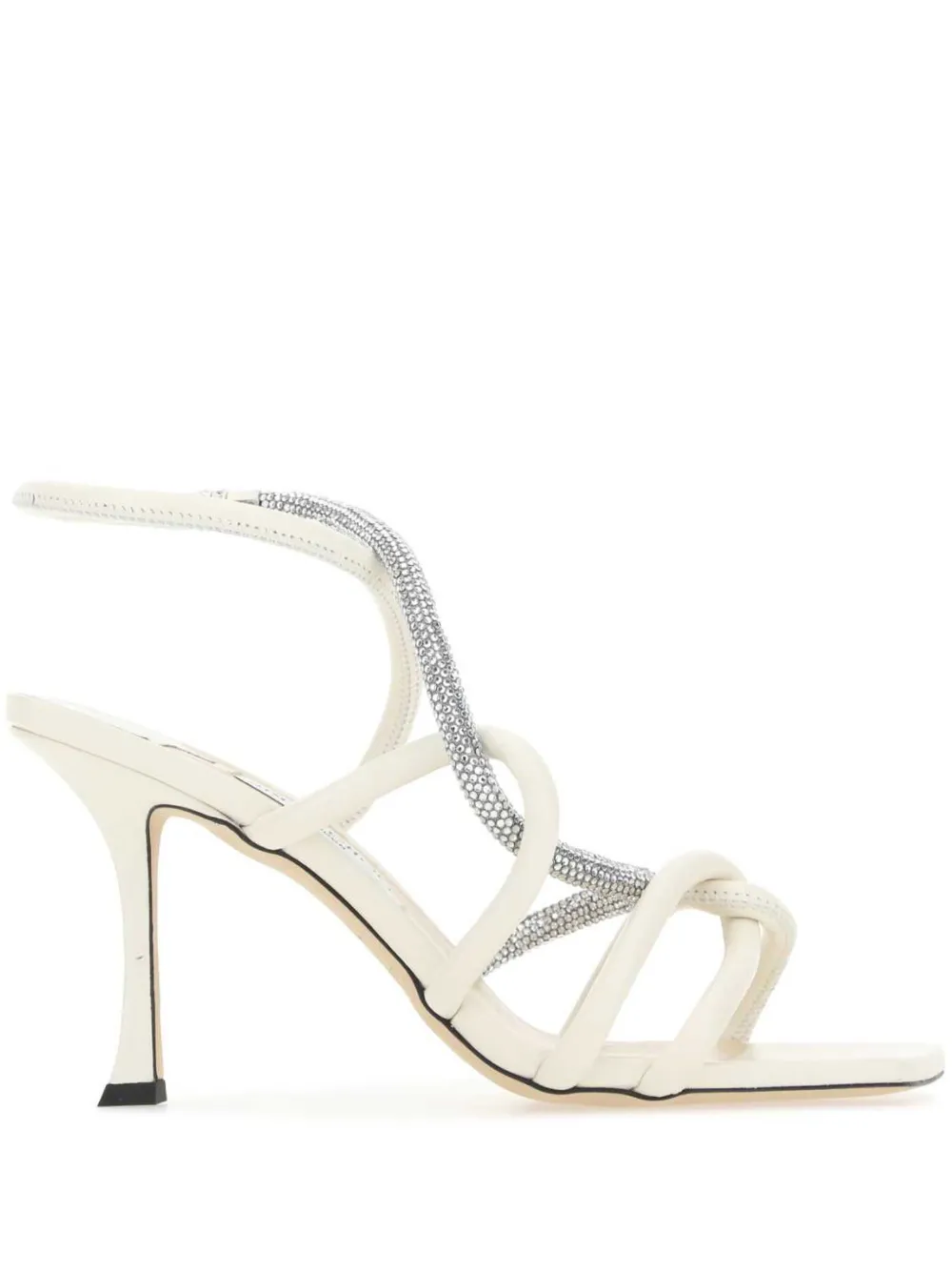 Босоножки Lonnie 90 JIMMY CHOO, белый