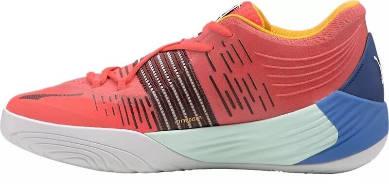 Баскетбольные кроссовки Puma Fusion Nitro Spectra, оранжевый/синий — фото 3