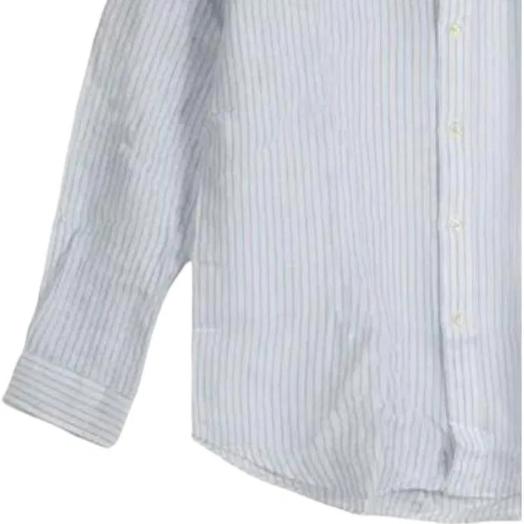 Рубашка Polo Ralph Lauren SS26 мужская светло-голубая — фото 4
