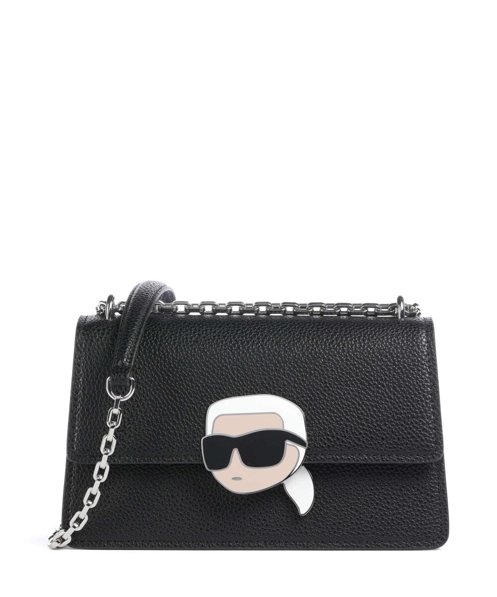 

Сумка через плечо Ikon из переработанного полиуретана, полиуретан Karl Lagerfeld, черный