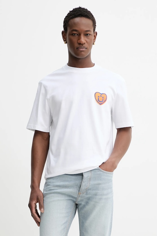 

Футболка HUGO Blue bawełniany nalentinio, белый