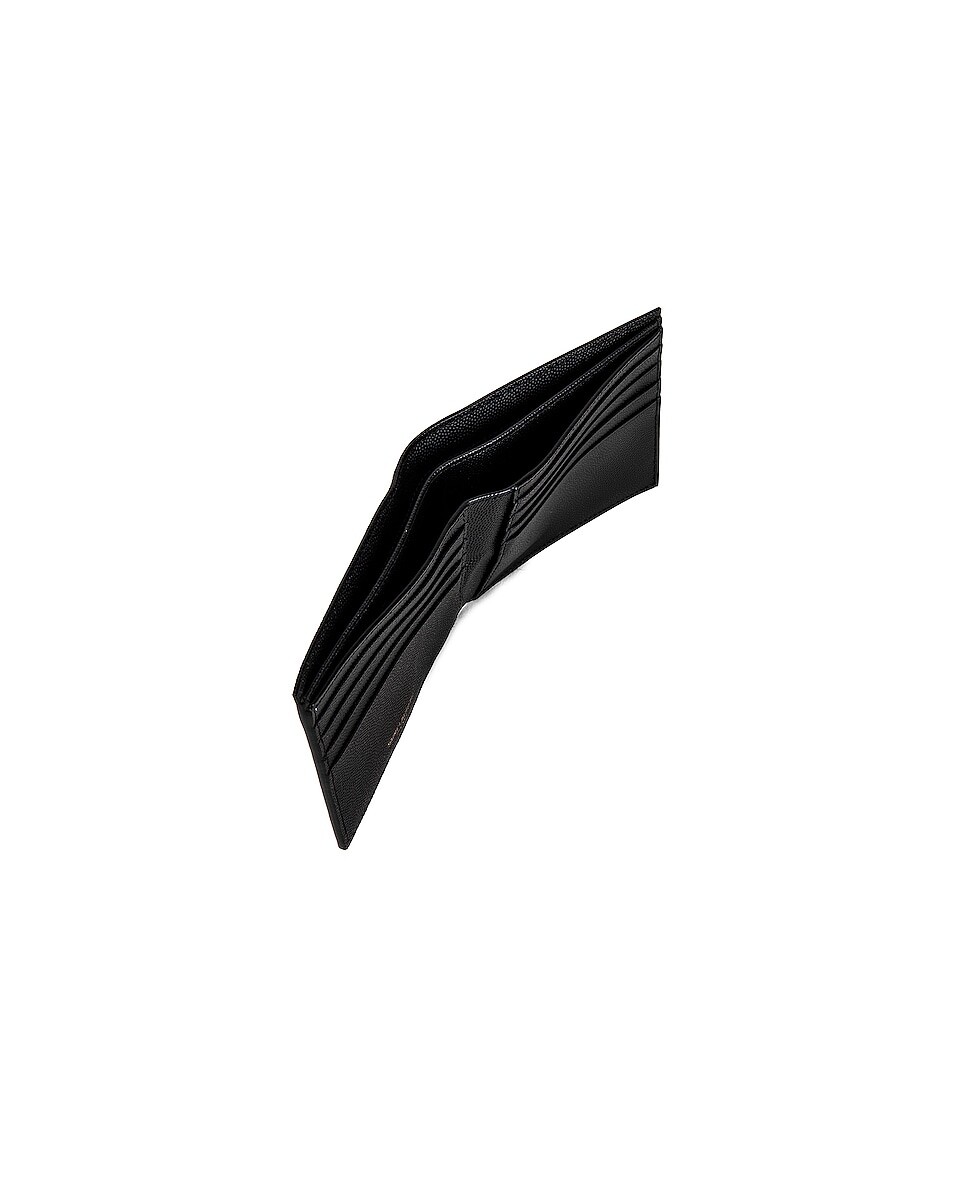 

Кошелек East West с монограммой Saint Laurent, черный