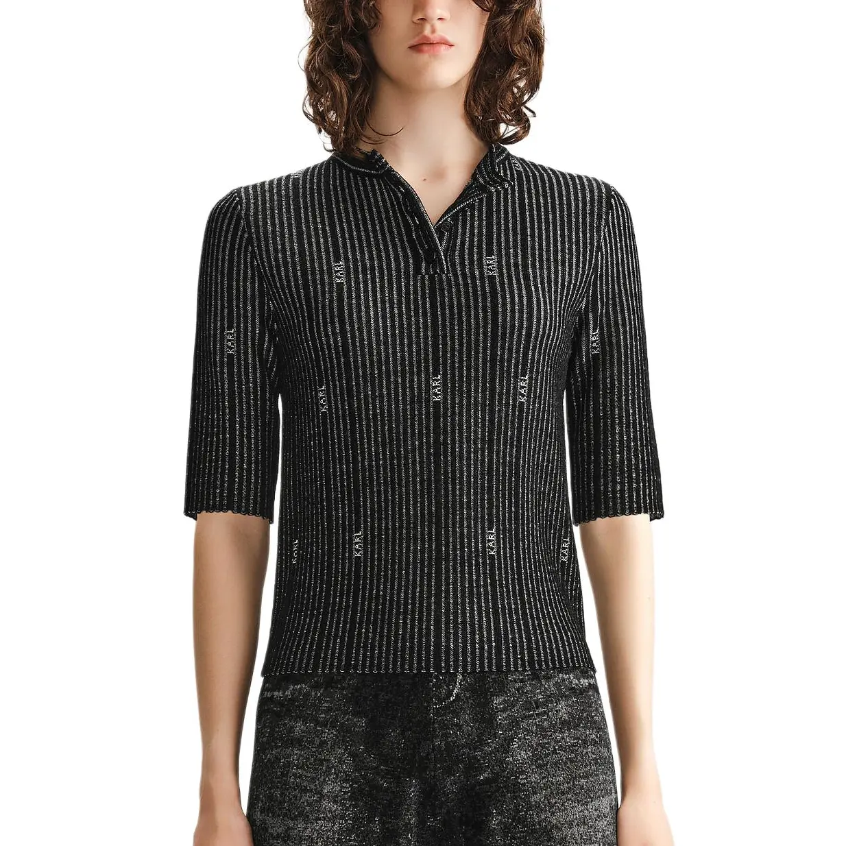 

Karl Lagerfeld / Karl Lagerfeld Jeans KARL LAGERFELD Трикотажное изделие для женщин, черное