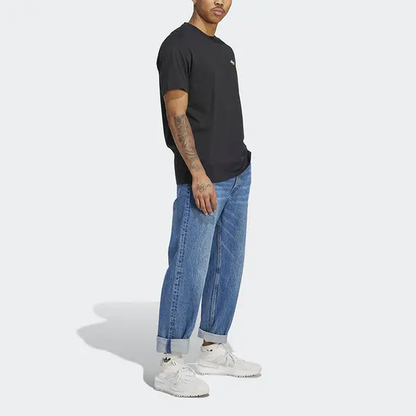 Футболка adidas originals Graphic Planet Tee 'Black', черный — фото 4