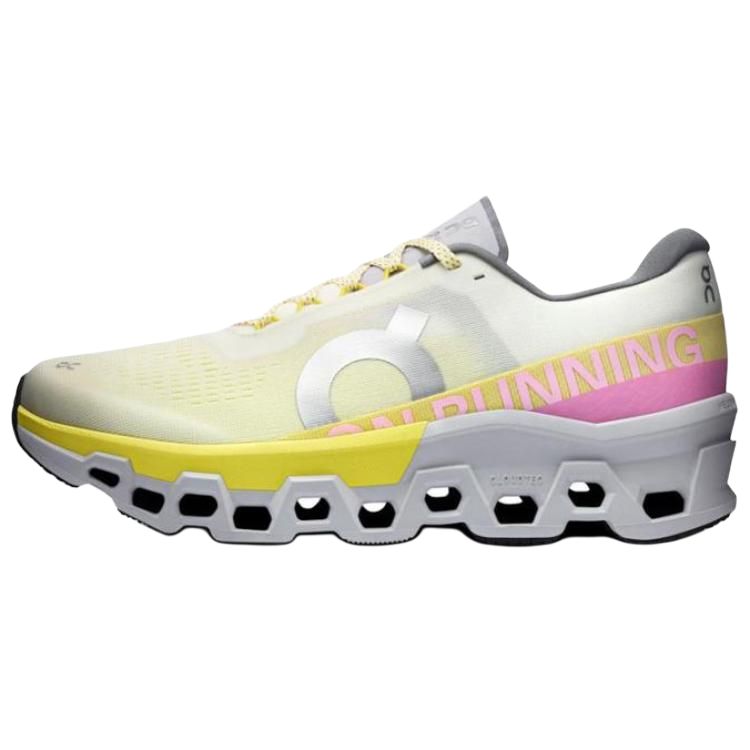 

On Cloudmster 2 кроссовки для бега мужские бежевый желтый розовый