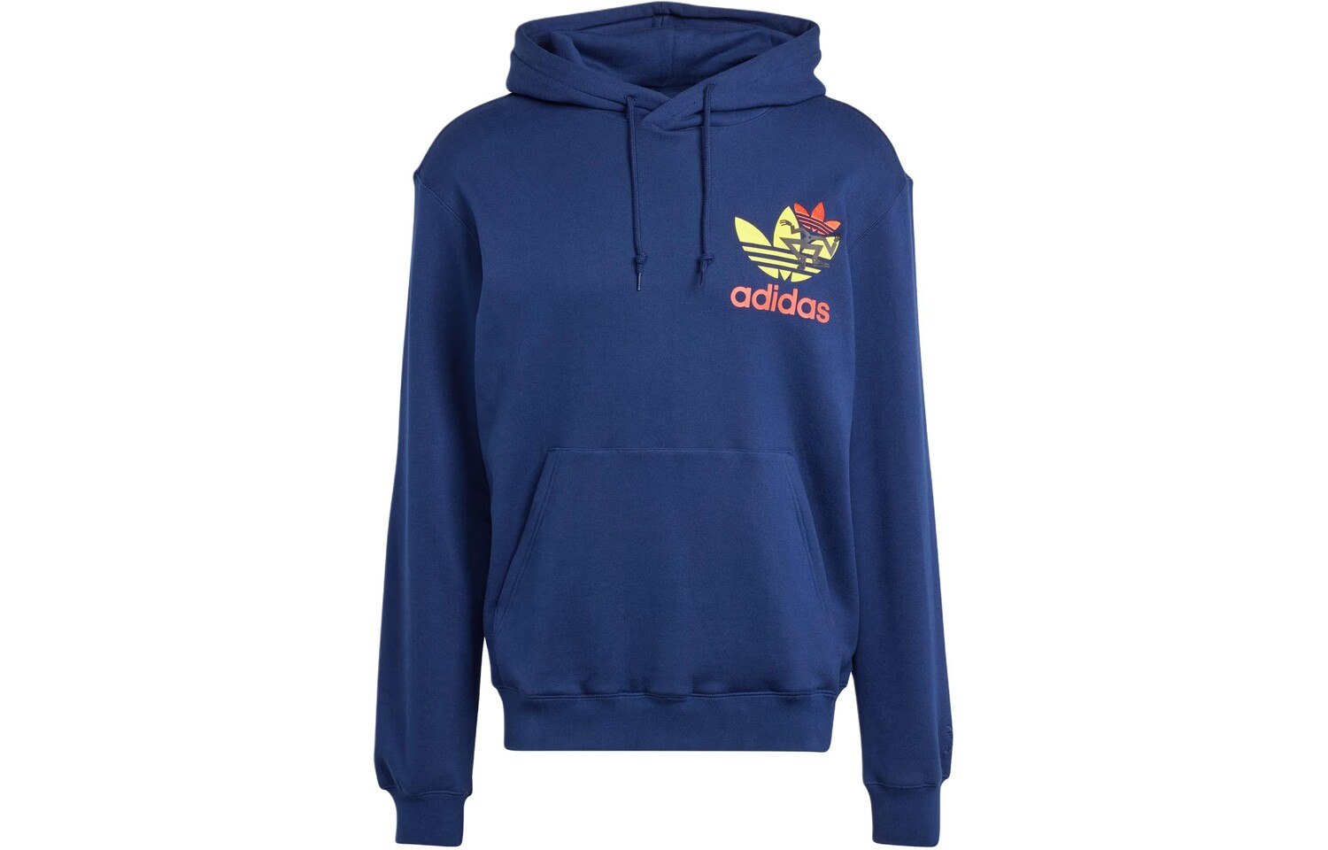 

Толстовка с трилистником мужская темно-синяя Adidas Originals, темно-синий