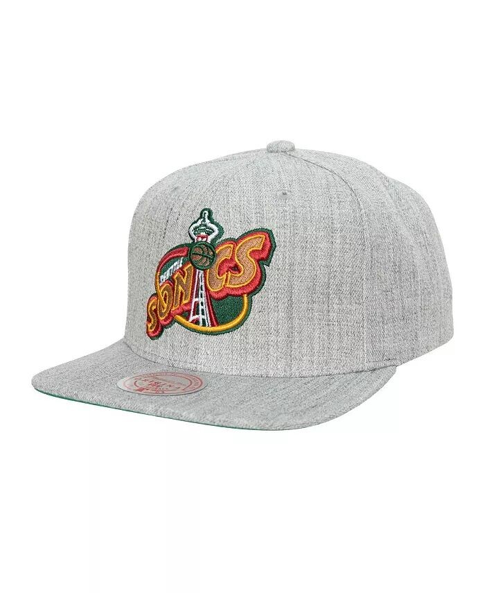 

Мужская кепка Snapback Seattle Super Sonics Hardwood Classics 2.0 Heather Grey Seattle Super Sonics Mitchell & Ness