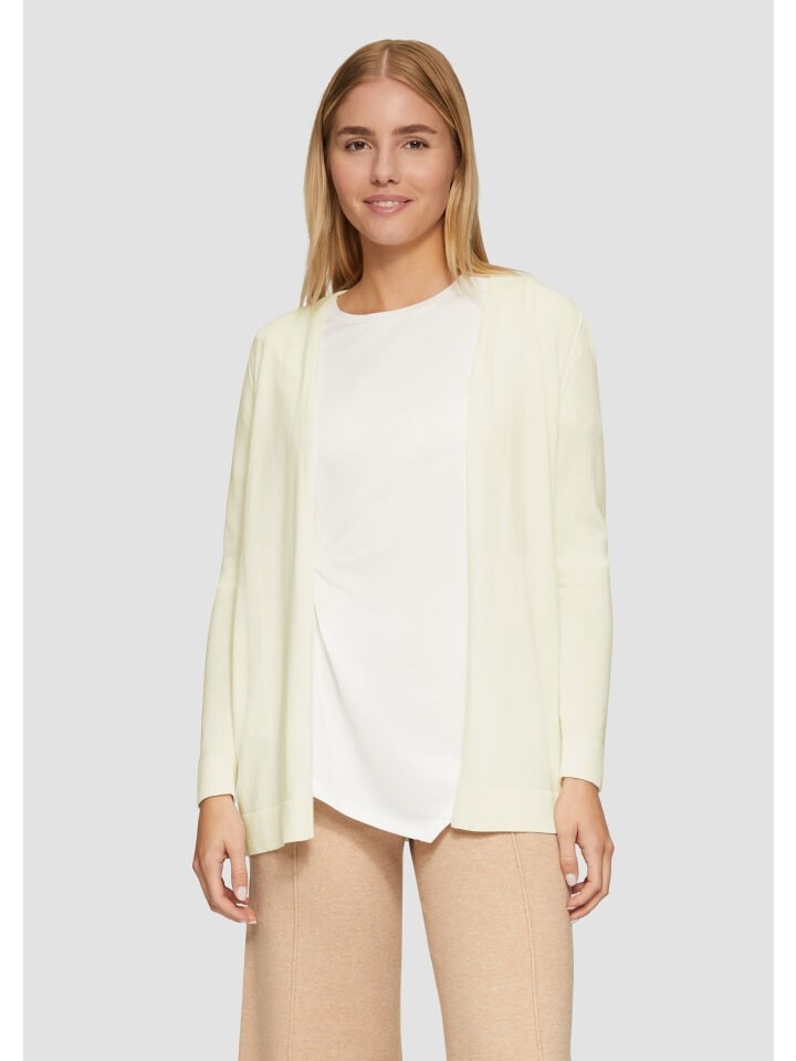 

Кардиган sOliver Strickjacke langarm, кремовый
