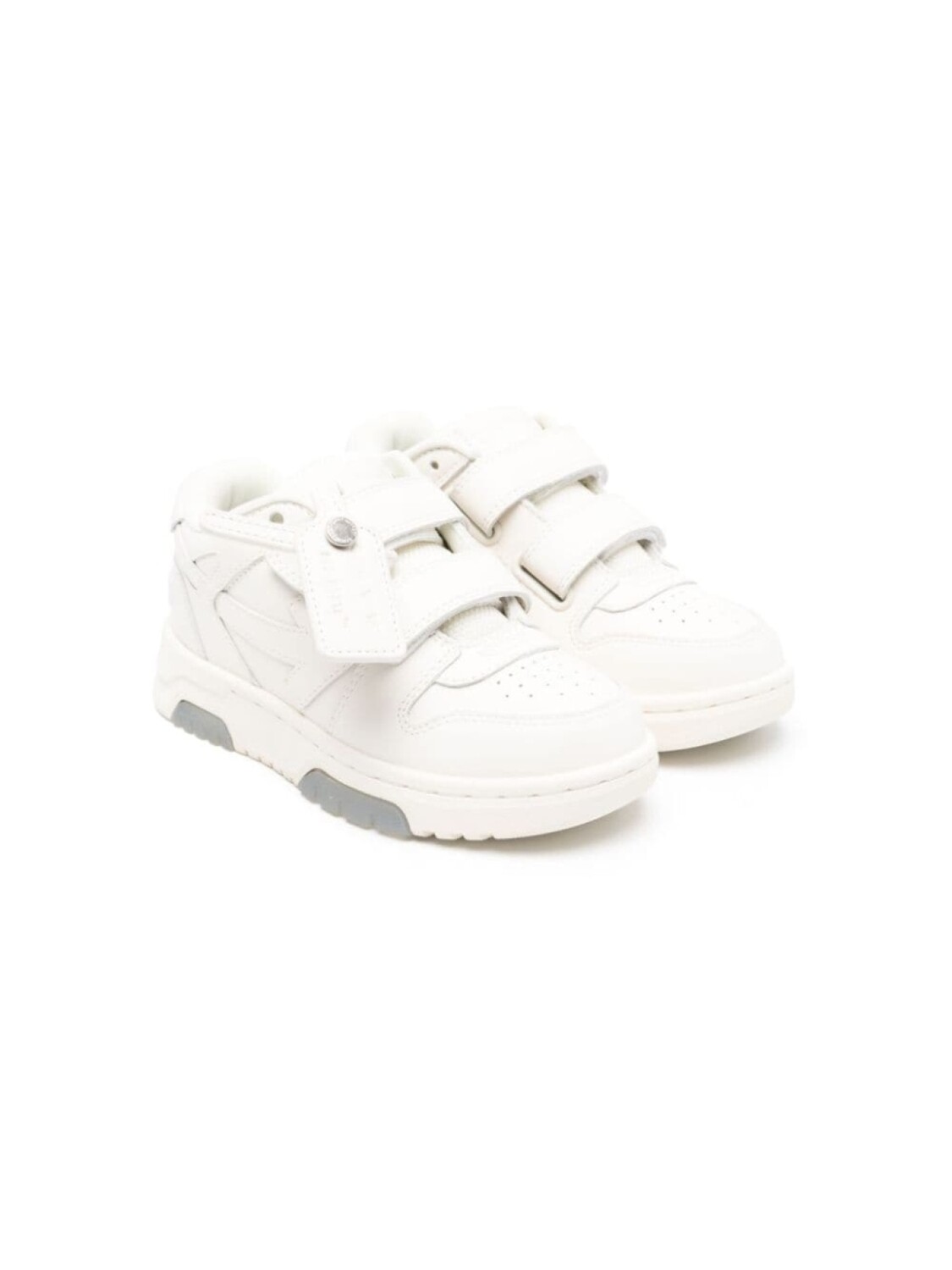 

Off-White Kids кроссовки Out Of Office на липучках, белый