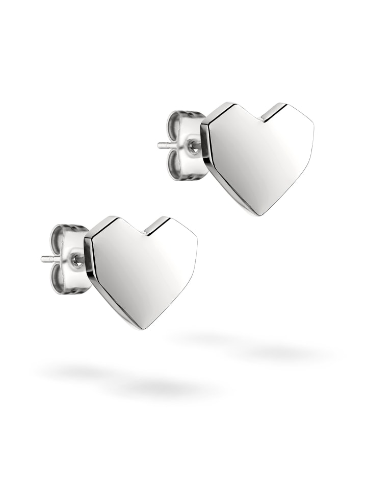 

LIEBESKIND BERLIN Серьги Urban Heart из серебра