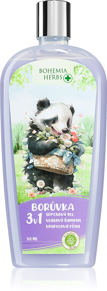 

Пена для ванны и гель для душа Bohemia Herbs с черникой для детей Bohemia Gifts & Cosmetics, 500 мл