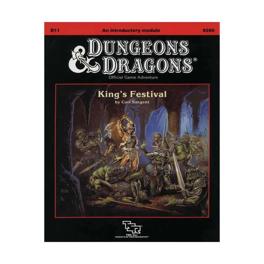 

Модуль King's Festival (POD, Black & White), Basic Dungeons & Dragons (Original Edition) - Modules & Adventures - B Series