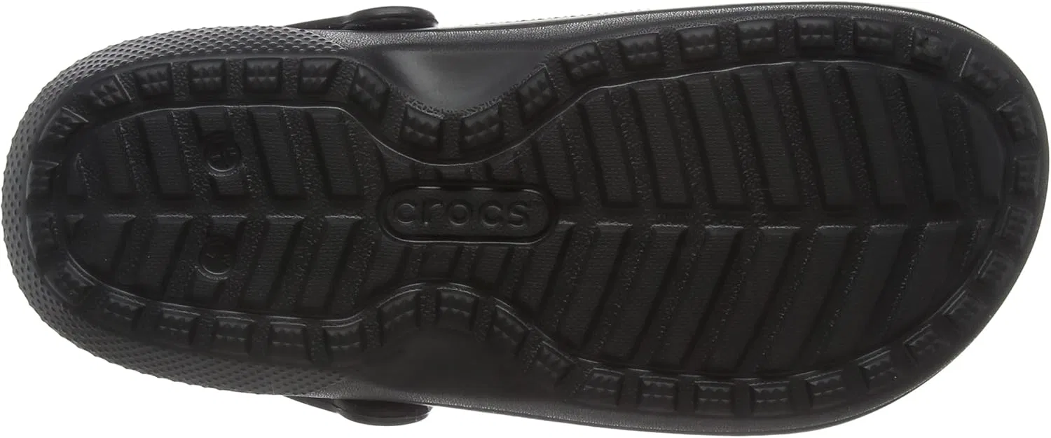 Классические сабо Crocs унисекс с подкладкой, Black — фото 4