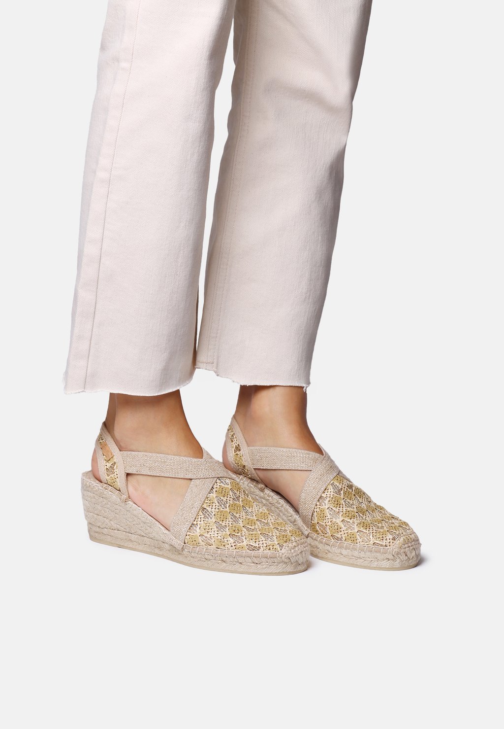 Босоножки на платформе TERRA - Platform heels Toni Pons, бежевый