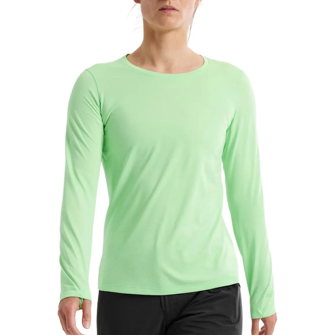 Футболка с втачным рукавом TAEMA для женщин Arcteryx, PHOSPHORESCENT HEATHER