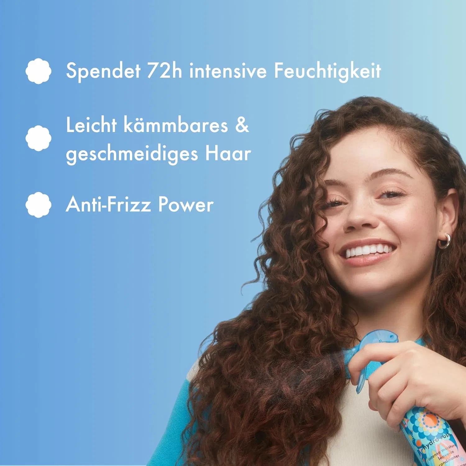 Несмываемый кондиционер «Hydro Rush Intense Moisture» от amika, 200 мл Amika — фото 3