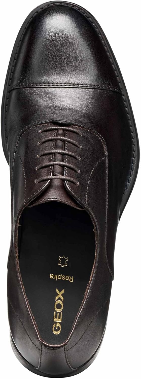 Geox Мужские ботинки Oxford модель U Barberigo, коричневый — фото 4