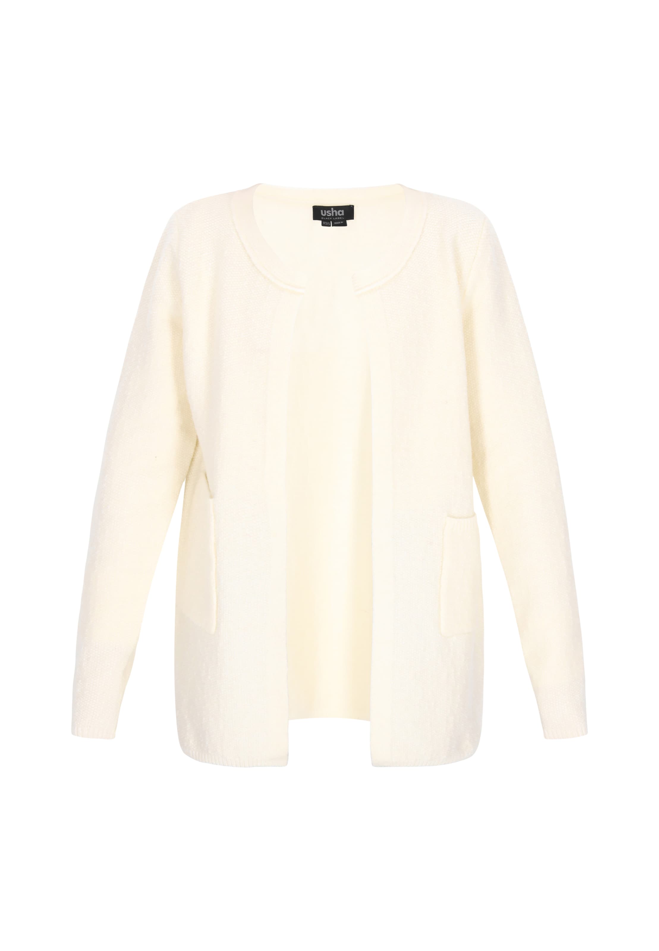 

Usha BLACK LABEL Кардиган из трикотажа в цвете off white