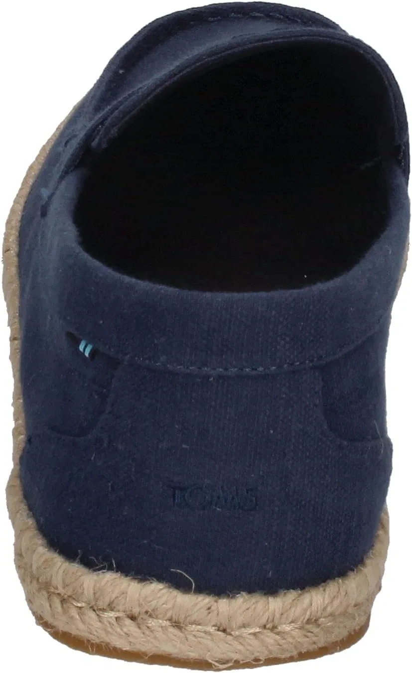 TOMS Herren Stanford Seil туфли, Navy Blue Slubby Fabric — фото 3