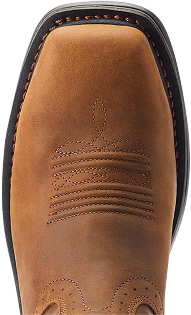 Мужские ботинки Ariat Sierra Shock Shield с защитным металлическим носком, коричневый — фото 4