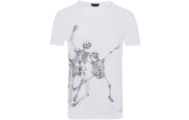 

Футболка мужская белая Alexander McQueen