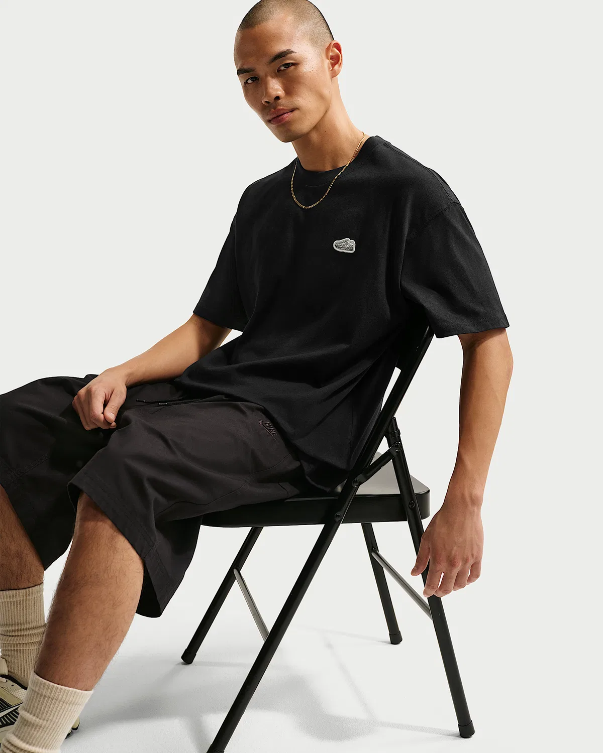 Футболка Nike Sportswear Vomero Patch, Black — фото 3