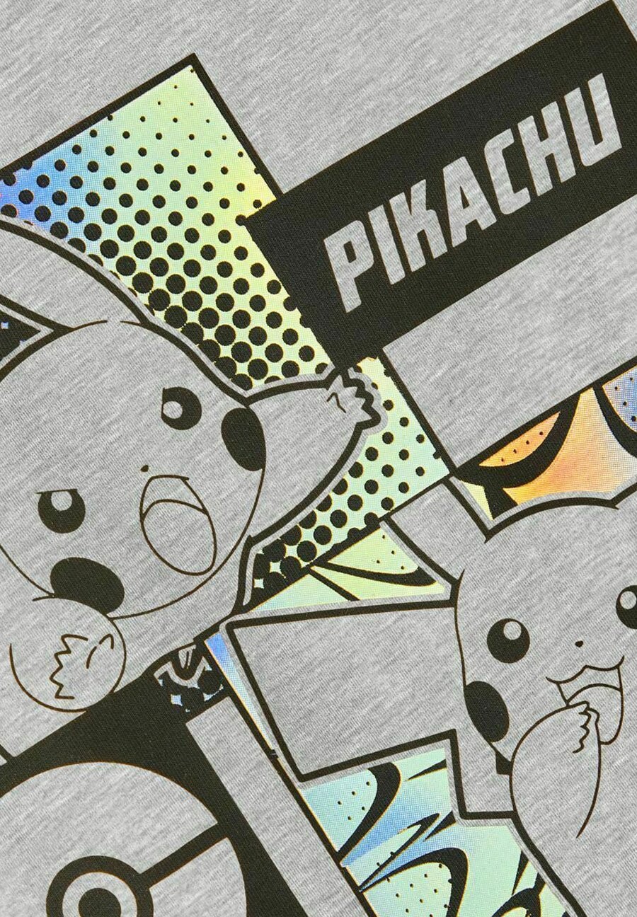 

Футболка с принтом POKÉMON Name it, серый
