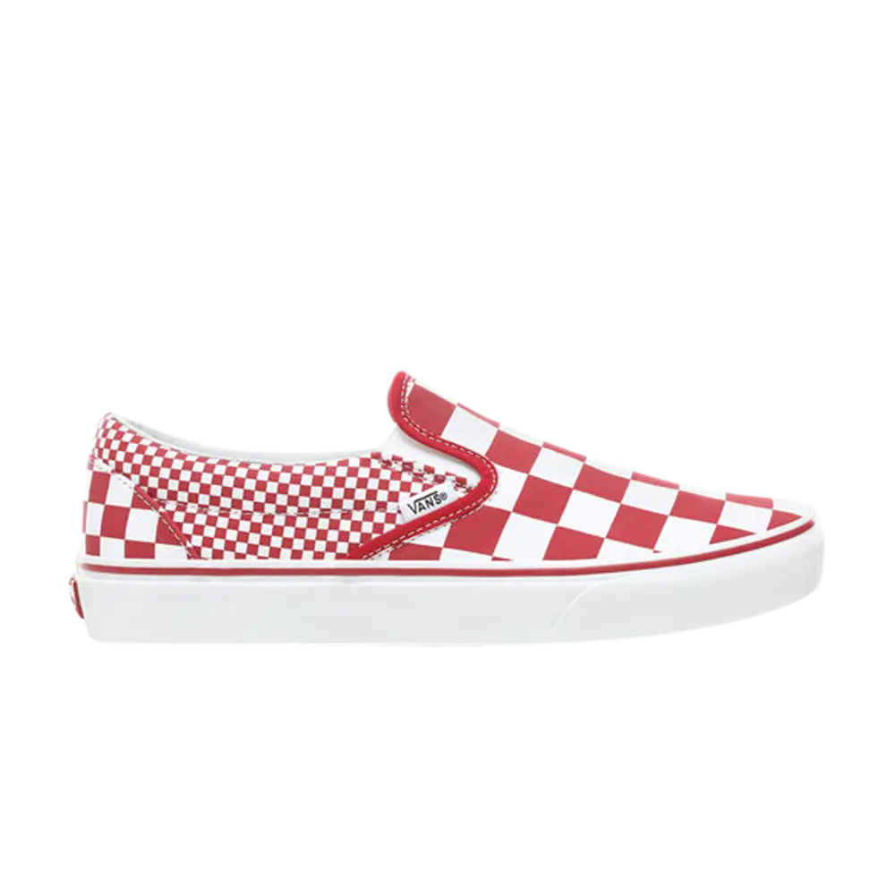 Классические слипоны Vans, красный