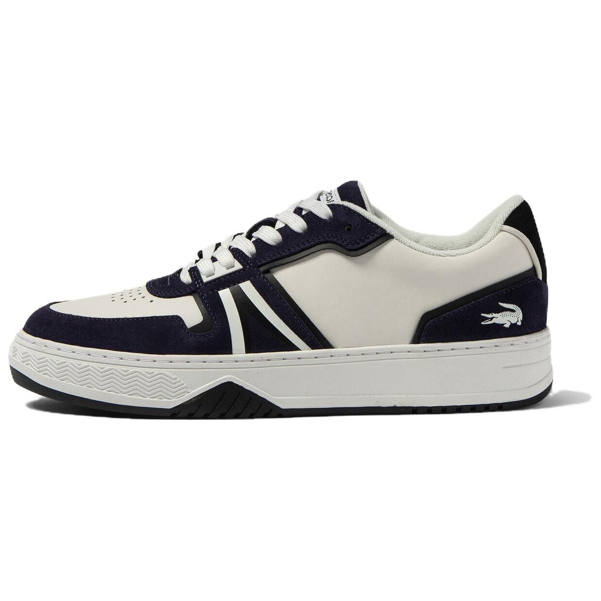 

Кроссовки LACOSTE Skateboarding Shoes Men Low-top Beige/Black, бежевый/черный