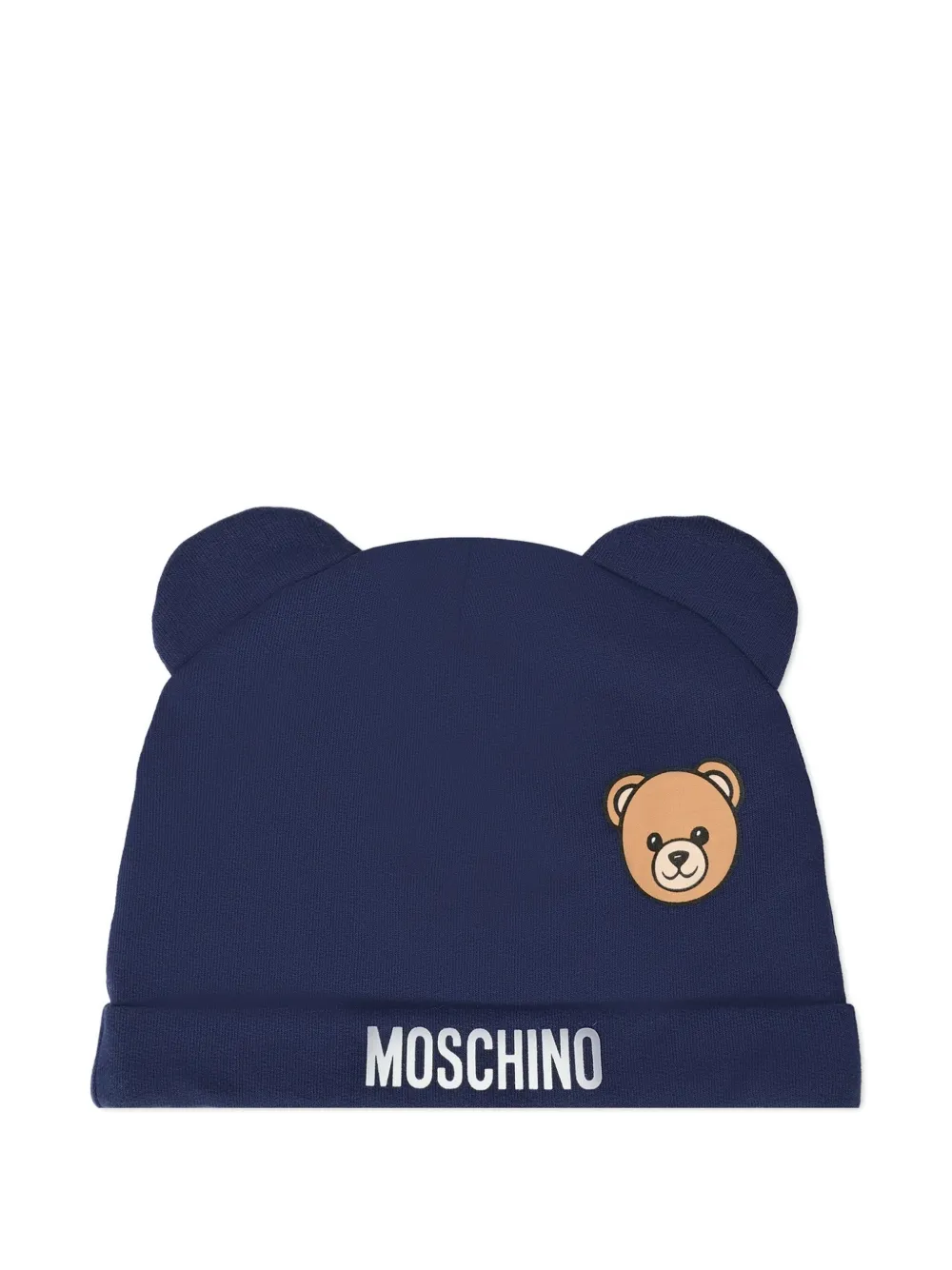 

Комплект шапок-ушанок Moschino Kids, синий