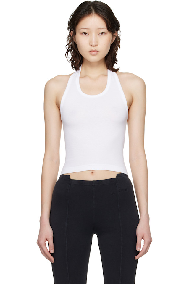 

Топ с завязками на шее Vetements, белый