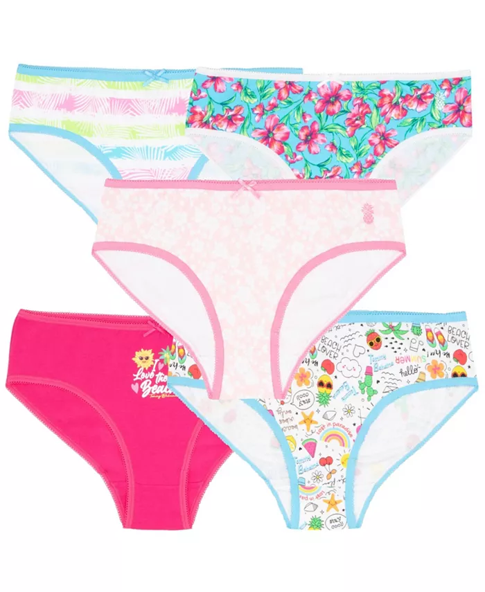 

Детские хлопковые трусики 5 штук Tommy Bahama, синий