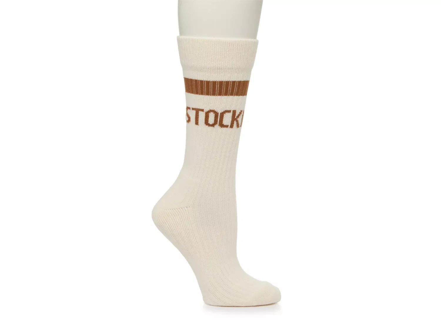 

Носки унисекс Birkenstock Stripe Crew, бежевые