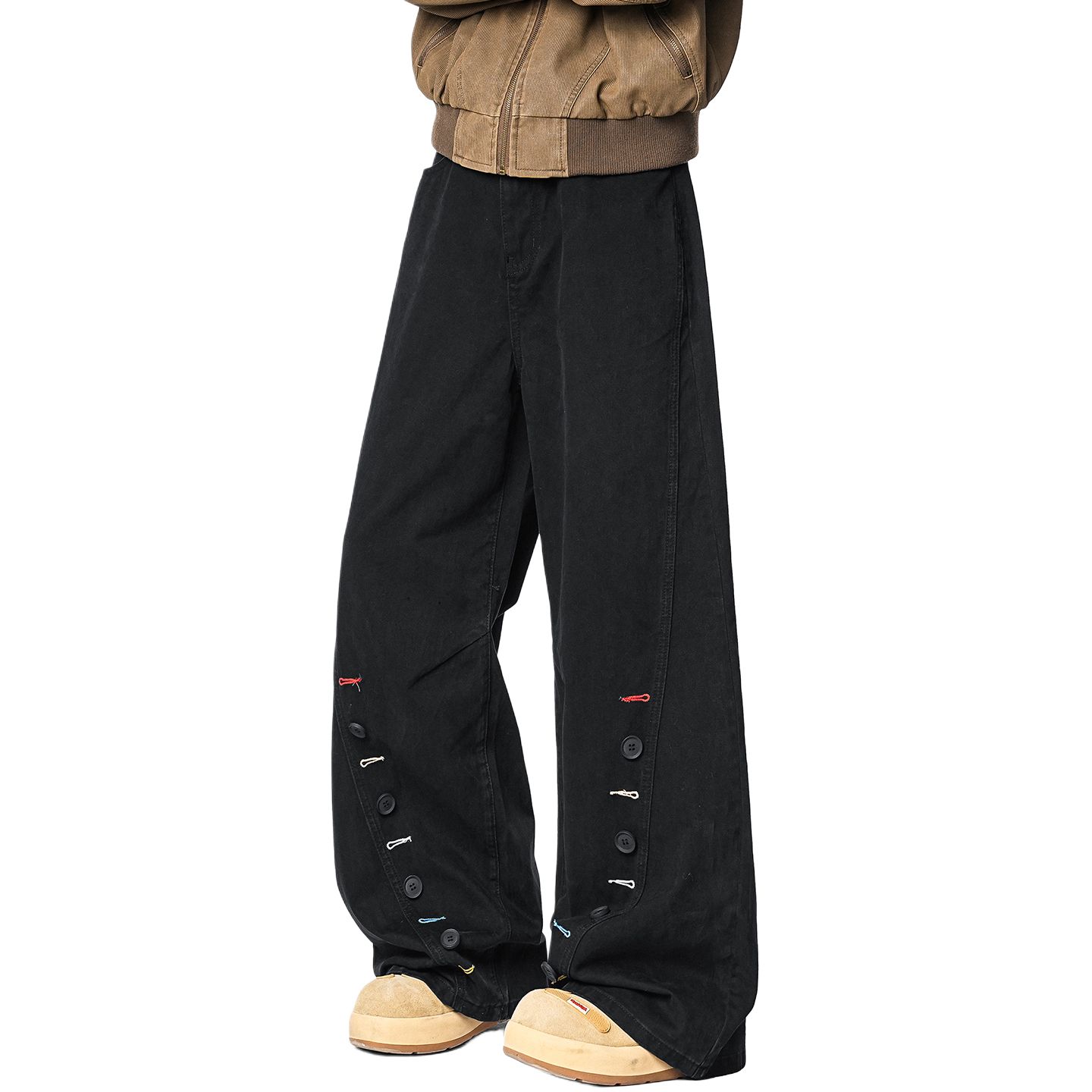 

Джинсы Unisex Moderate Wide Leg Jeep, черный