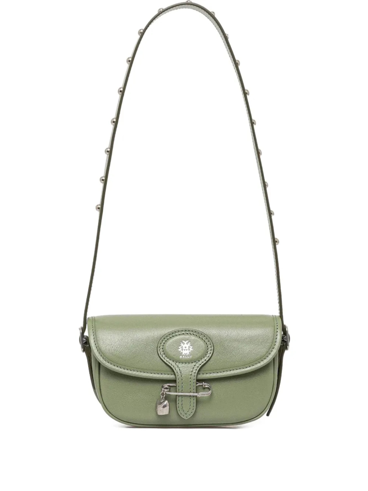 

Мини-сумка Bally Beckett с английскими булавками, зеленый