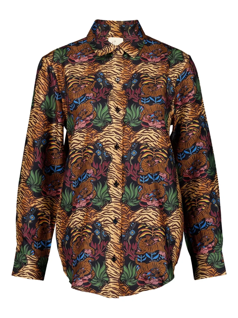 

Рубашка с тигровым принтом PAULA, коричневый