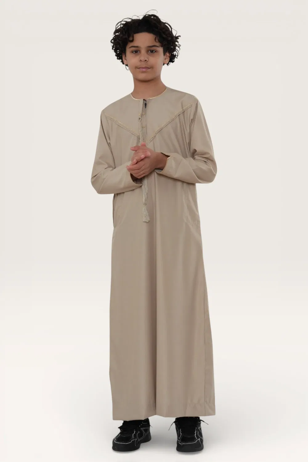 Детская туника Moroccan thobe Infinity Leather, бежевый — фото 3