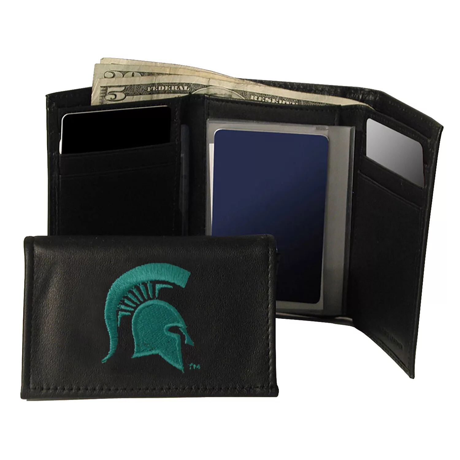 

Кошелек Spartans Trifold из Мичиганского государственного университета