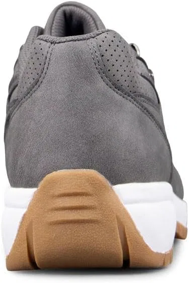 Мужские низкие модные кроссовки Lugz Express Classic, Anthracite White Rubber — фото 3