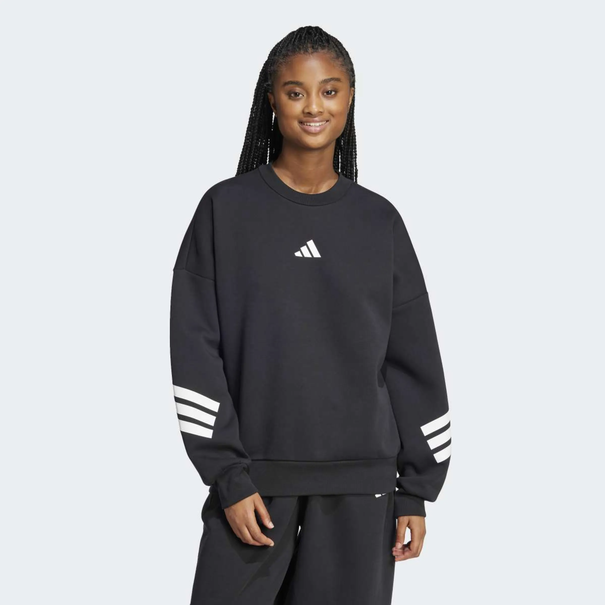 

Женская толстовка Future Icons 3 полоски Adidas, черный
