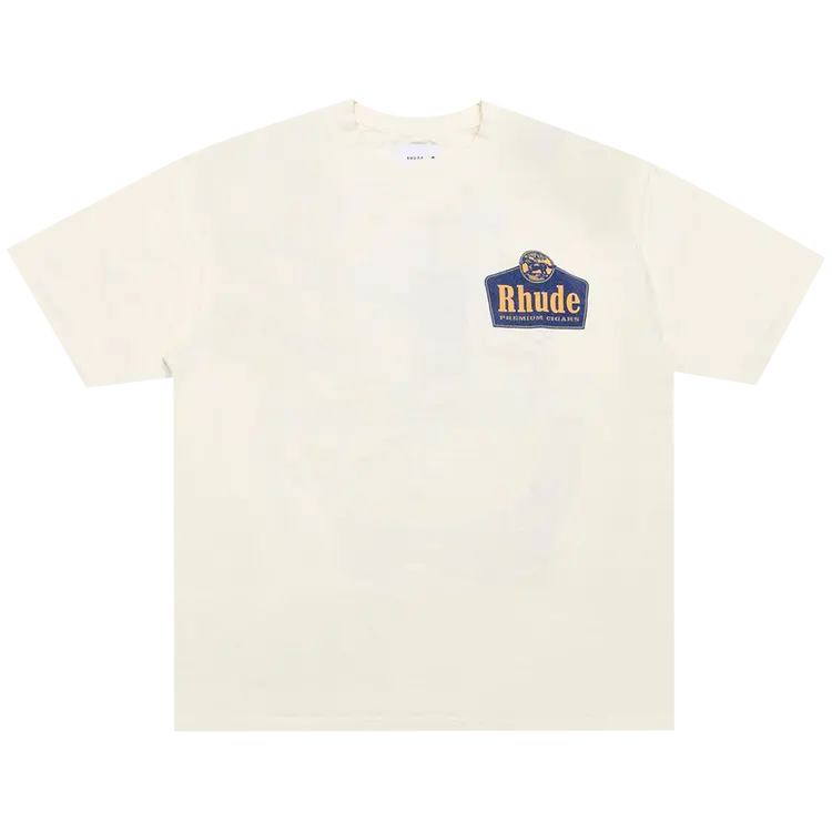 

Футболка Rhude Grand Cru 'Vintage White', белый