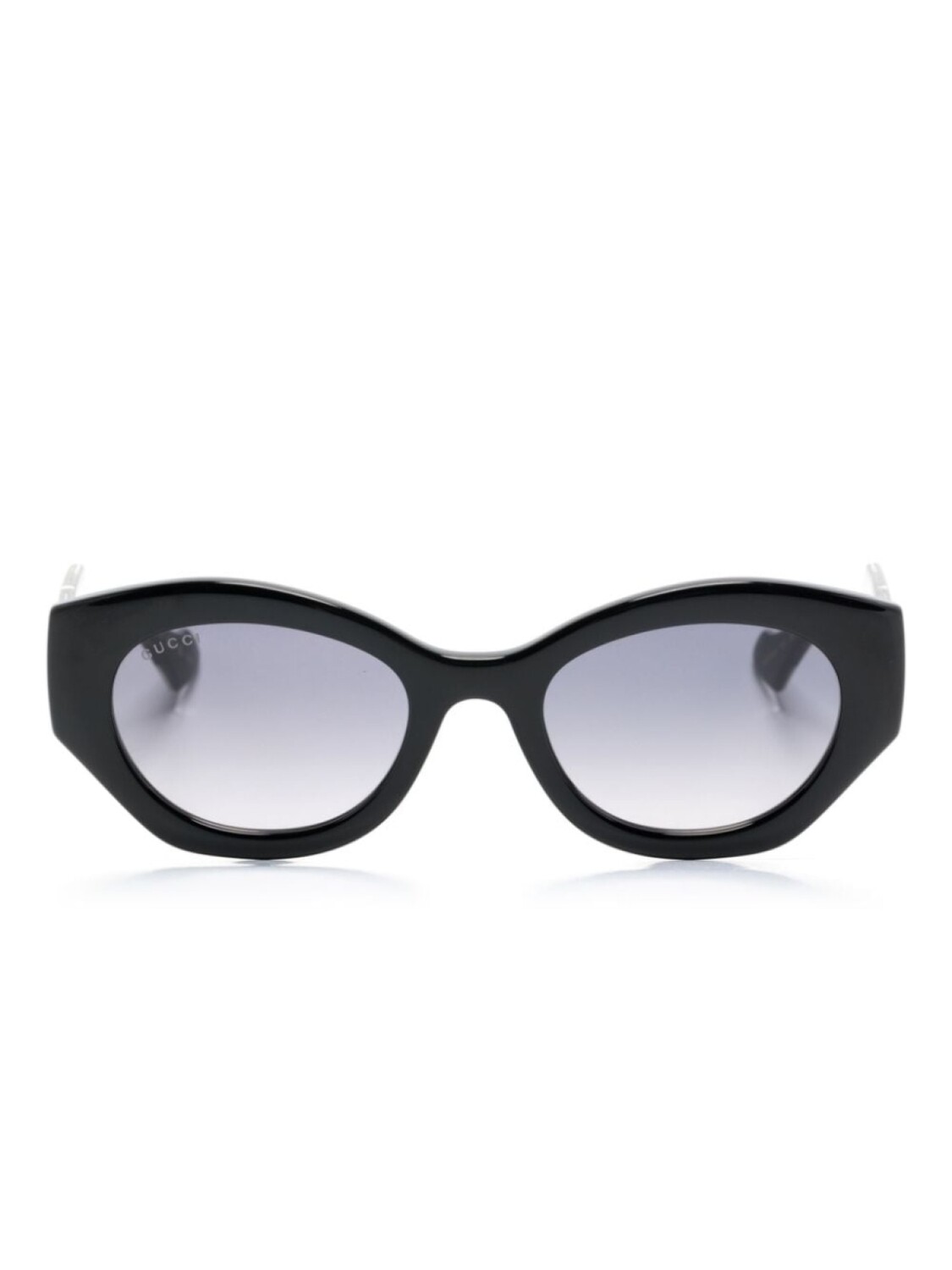 

Gucci Eyewear солнцезащитные очки в оправе 'бабочка', черный