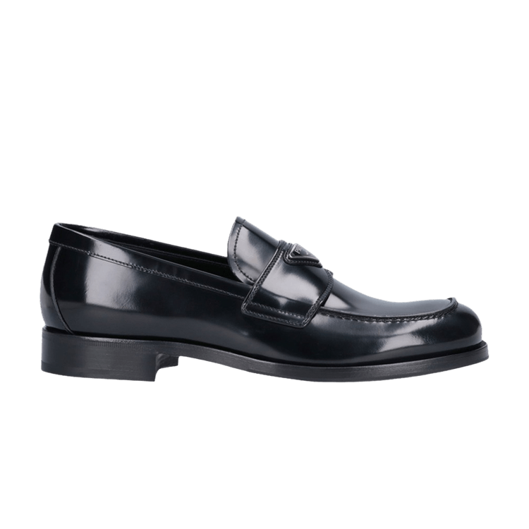 

Лоферы Prada Logo Plaque Penny Loafer 'Black', черный